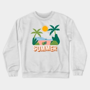 summer holiday Crewneck Sweatshirt